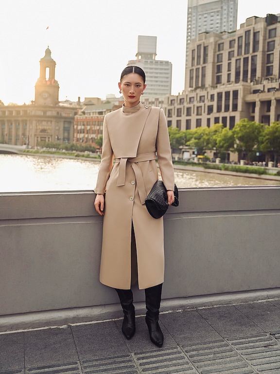 Áo trench-coat 2 chi tiết